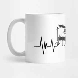 drums heartbeat Drummer lover Mug